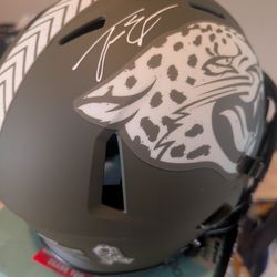 Travis Etienne Jr Authentic Autographed Helmet withCOA 