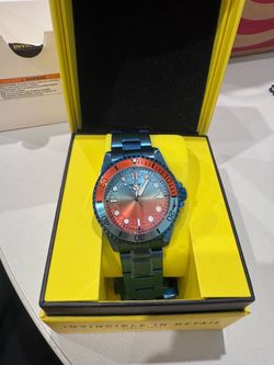 New Invicta Blue stainless