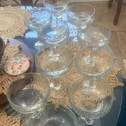 10 Margarita/Shrimp Cocktail Glasses