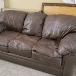 Leather Sofa 