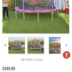 Brand New In box 12ft Trampoline! WITH ENCLOSURE