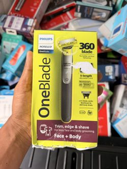 Philips Norelco OneBlade Trimmer, New, Damaged Box, Sealed Inner Packaging