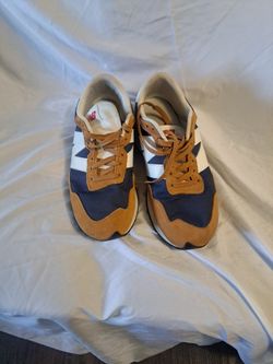 New Balance 237 Low, Burnt Orange, Navy and White MS237OC Men’s Size 10