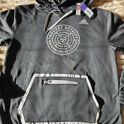 Adidas Hockey Hoodie LA KINGS black Size LARGE NEW