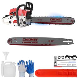 20" inches -63Cc Gasoline Chainsaw