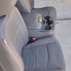 Full Size Truck Bucket Seats Gray Leather Obs Seats 