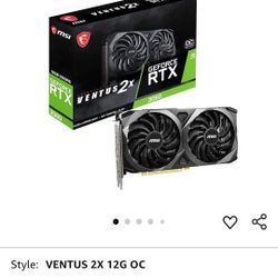GeForce Gtx3060 12gig