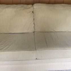 Sleeper Sofa 2 Seat Couch and Chair