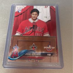 Shohei Ohtani Rookie card topps