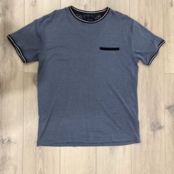 Denim & Flower textured shirt