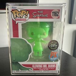 Glowing Mr. Burns Funko Pop 1162 GLOW CHASE