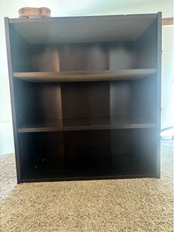 Dark 3 tier book shelf/ storage
