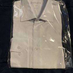 Men’s White Dressy Shirt