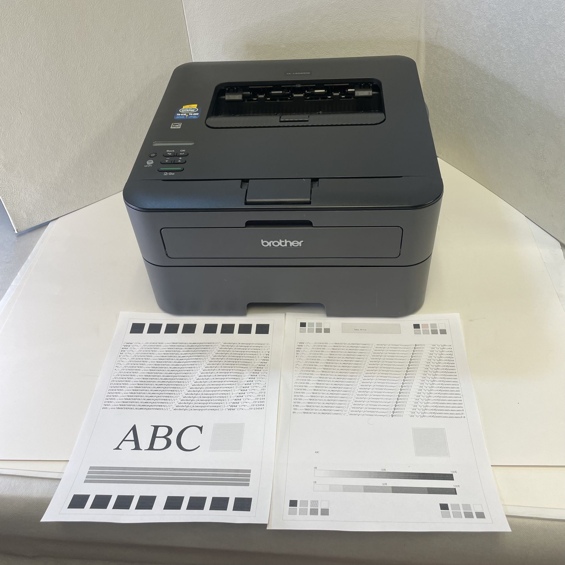 Brother HL-L2340DW Wireless Laser Printer with Toner - Monochrome - Tested