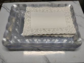 Clear Acrylic Trays for Desserts and Dollies