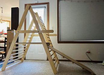 Pickler Triangle/ladder gym with ladder board/slide