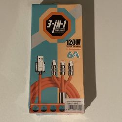 3-in-1 Charger (Android, Samsung, iPhone)