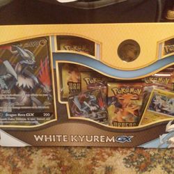 Unopened Pokemon Dragon Majestry Special Collection White Kyhurem Gx Box Set