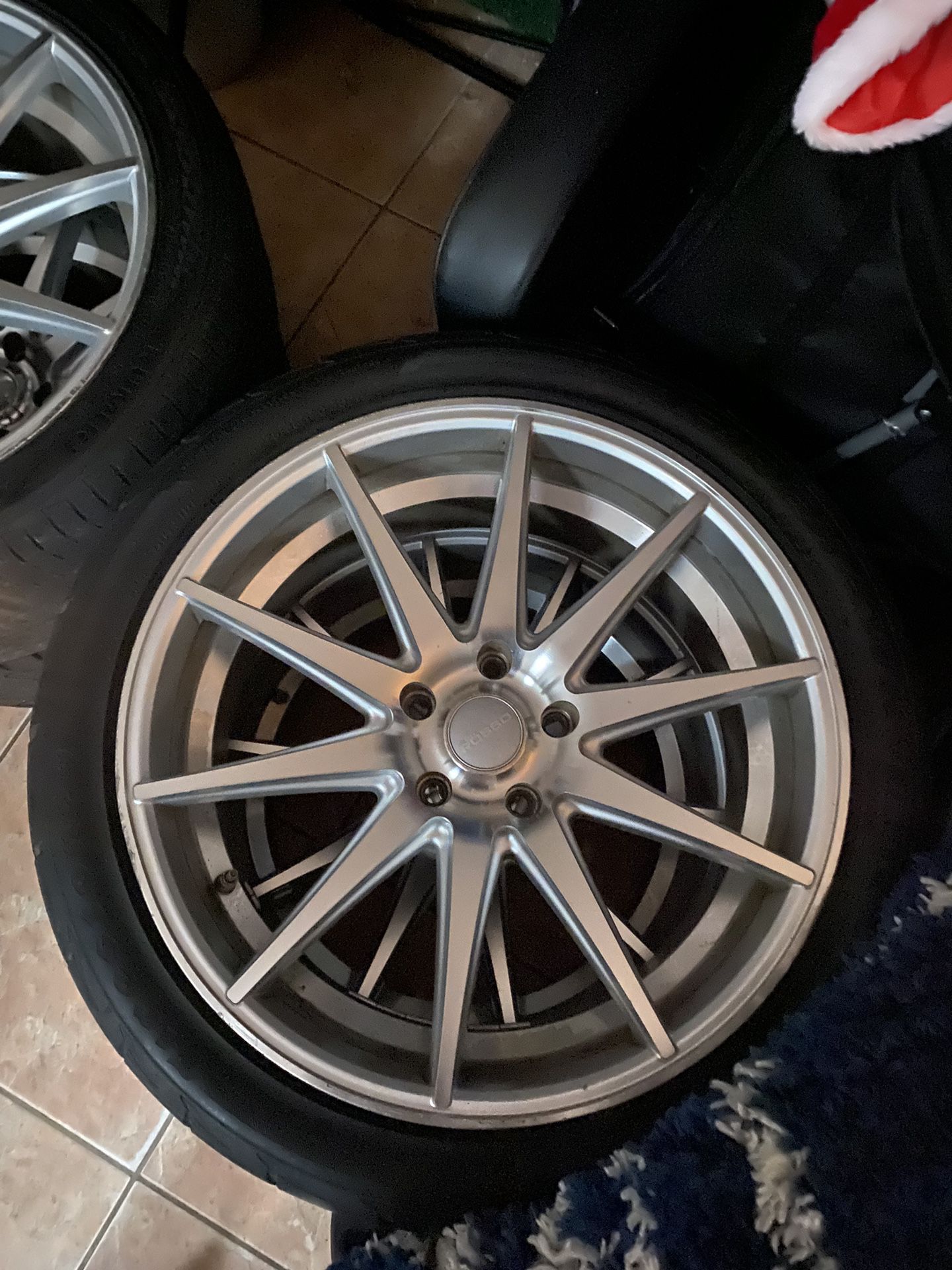 5/120 Fits Chevy Or BMW Rosso Rims