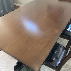 Dining set table, 4 chairs, bench Ashley Furniture