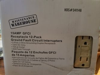 15 amp GFCI Receptacles