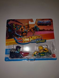 Mattel 2024 Hot Wheels Masters of the Universe Racer Verse SKELETOR HE-MAN