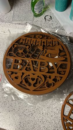 28 Total Welcome Baby Signs. Can Be Painted