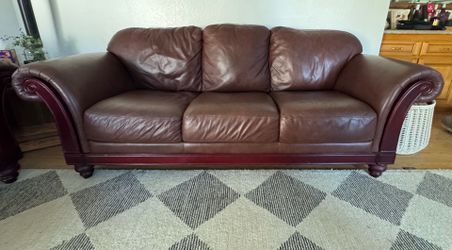 Leather Couch & Loveseat