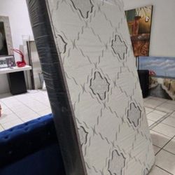 New TWIN SIZE MATTRESS WITH BOXSPRING SET COLCHONES NUEVOS INDIVIDUALES NEW TWIN SIZE MATTRESS WITH BOXSPRING SET 