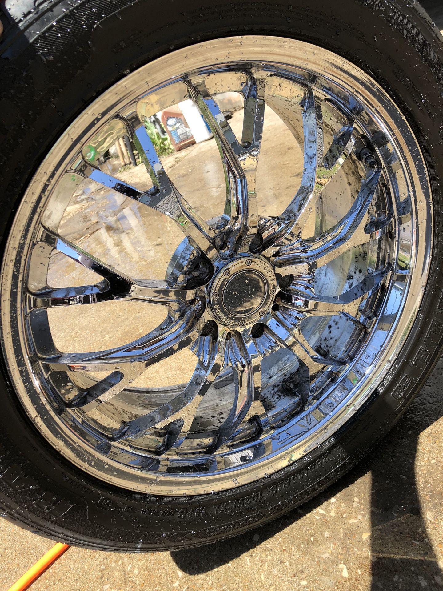 FORGED CHROME RIMS (Price is negotiable)