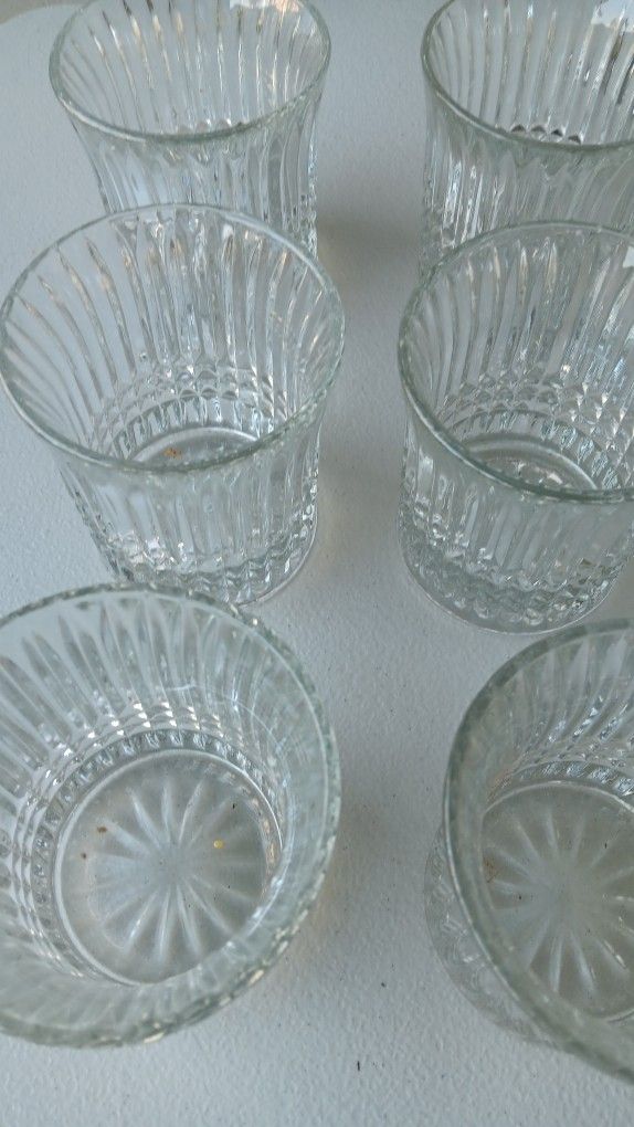 6 Classic Vertical Strip Cups