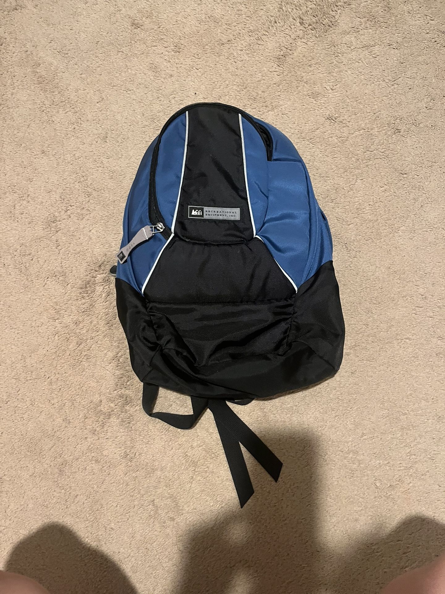 REI Recreational Equipment Blue Black Bag