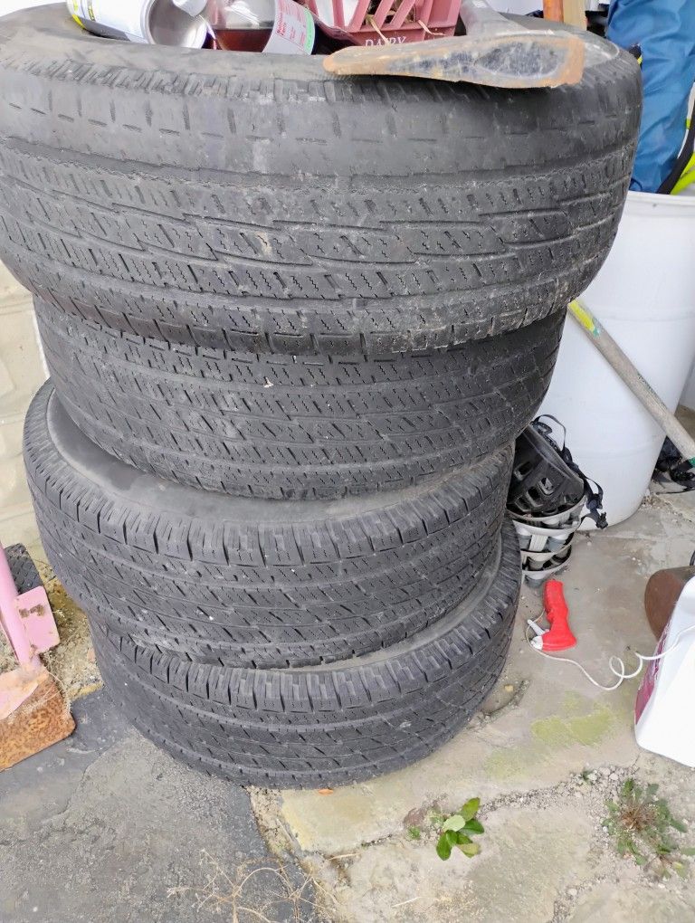 4 Truck Tires 2 New And 2 Used