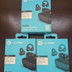 JLab Flex True Wireless Bluetooth Open-Ear Earbuds