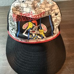 Vintage Disney 1988 Who Framed Roger Rabbit Movie Snapback Mesh Trucker Hat Cap