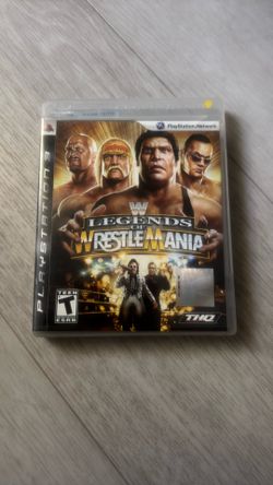 WWE Legends Of WrestleMania PS3