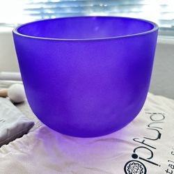 Crystal Singing Bowl 12” round, 6” tall