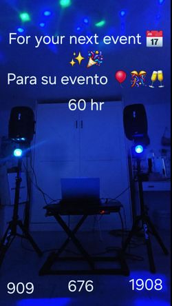 Dj speakers with lights