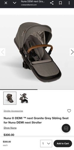 Nuna demi next sibling seat