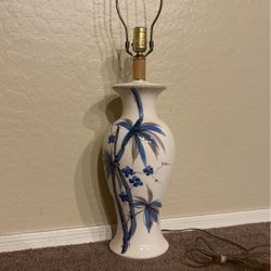 Vintage Porcelain Antique Lamp 