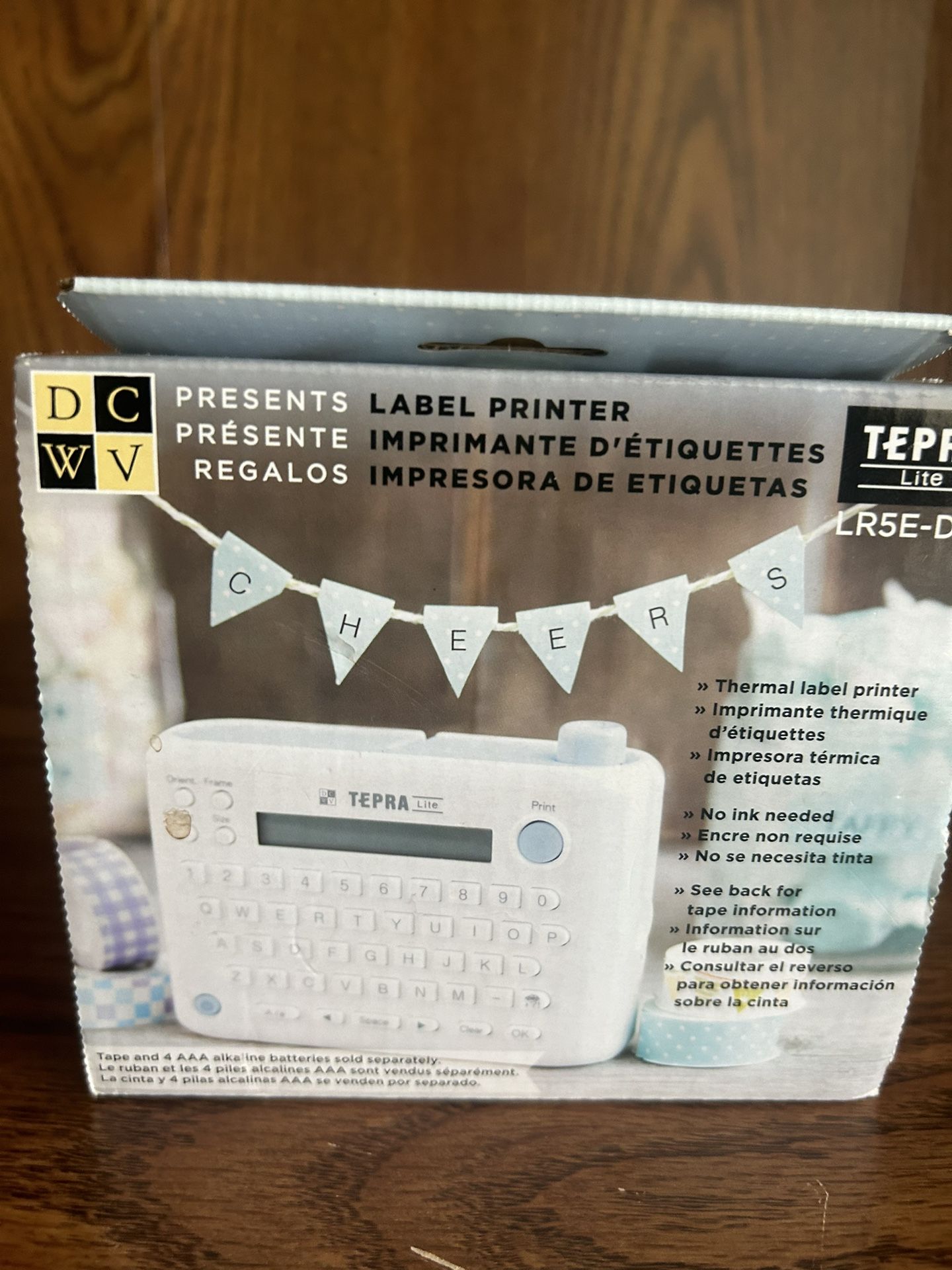 DCWV® TEPRA Lite Label Printer English Edition LR5E-DC1 NEW  All proceeds go towards my cancer treatment and research. Thank you and god bless