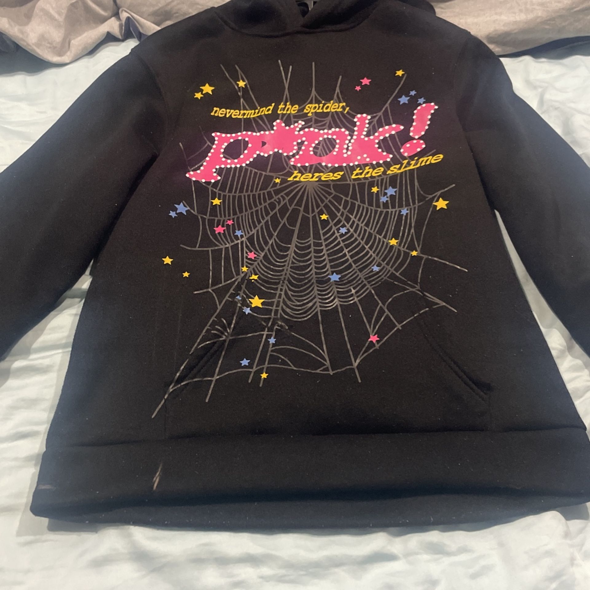 Spider Hoodie pink!