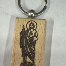 Custom Made San Judas Tadeo Logo Key