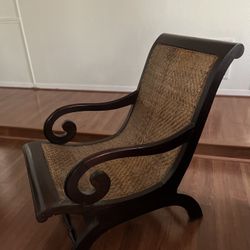 World Market Unique wooden Accent Chair 