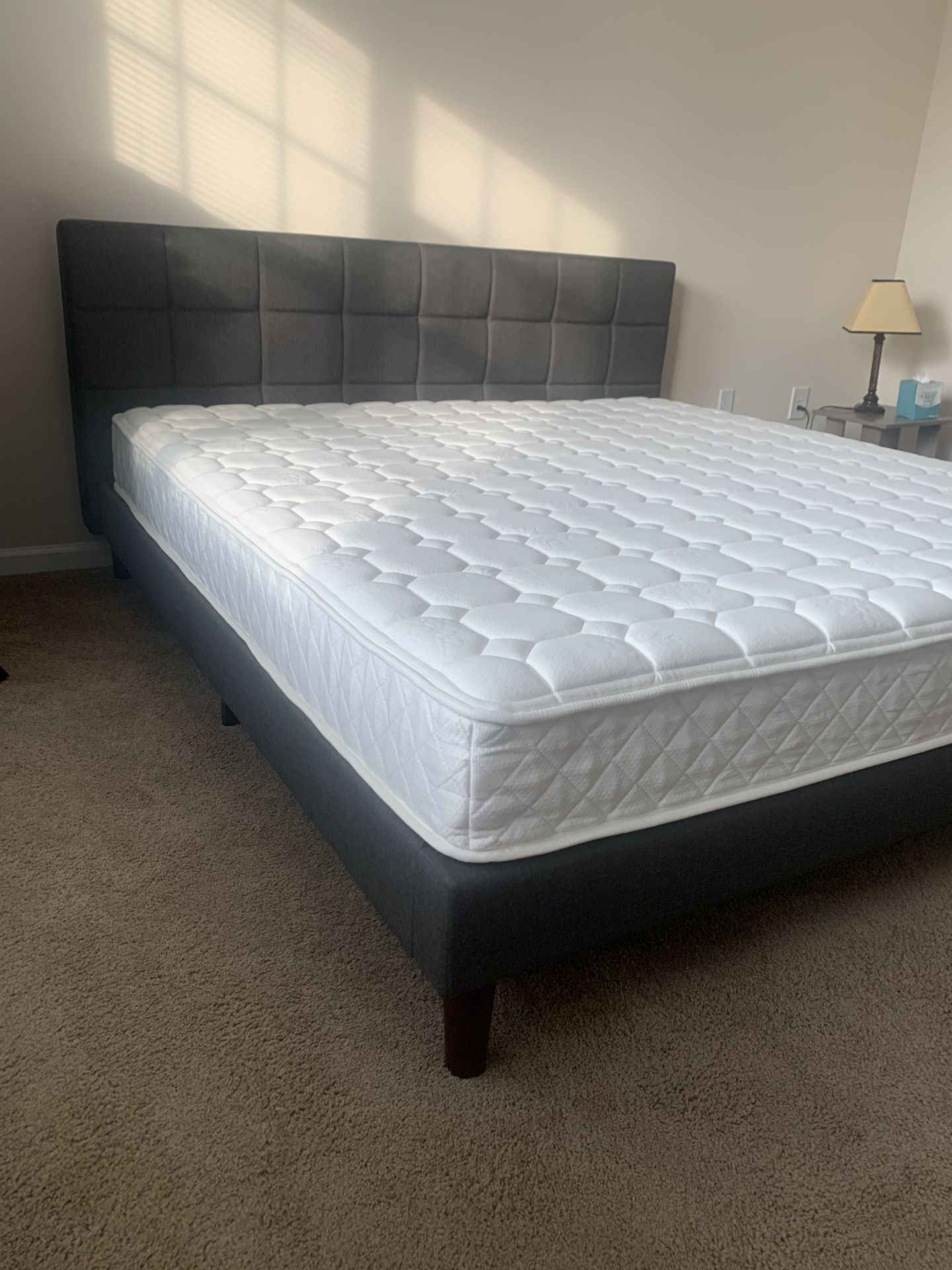 King Size Mattress and Frame | like brand new