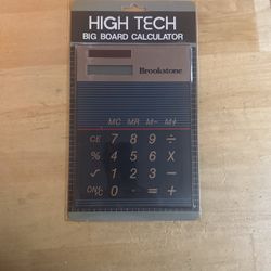 Vintage Brookstone High Tech Big Board Calculator