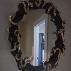 Christian Siriano Mirror - Gold Color Snakes And Black
