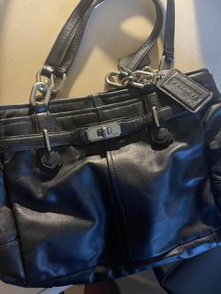 Coach Black Leather Purse 