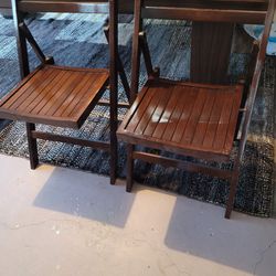 Pamono Vintage 1950's wooden folding Chairs 