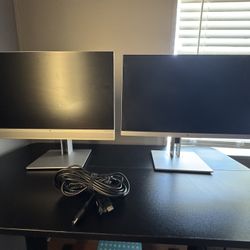 HP Dual Monitor Setup — Excellent Condition